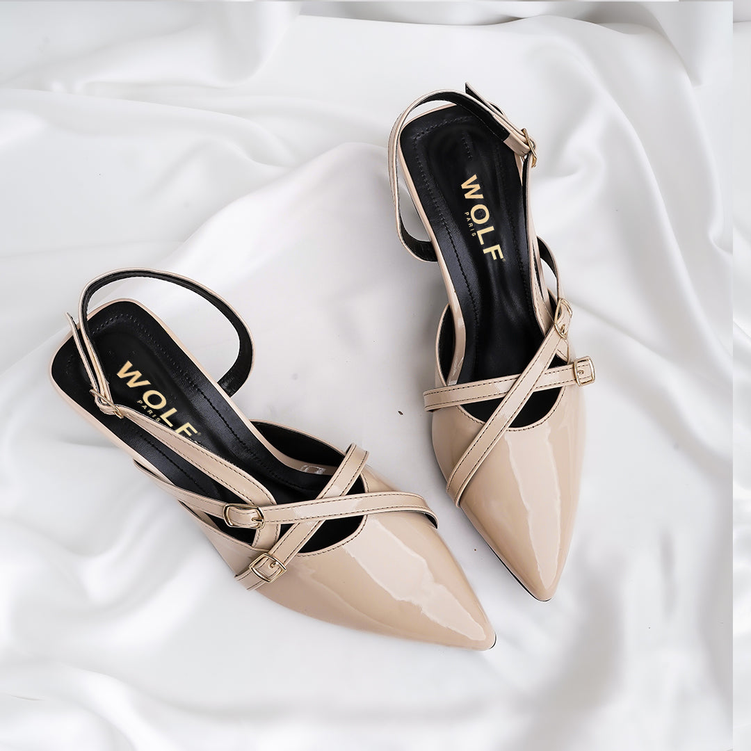 CLARA - HEELS - BEIGE
