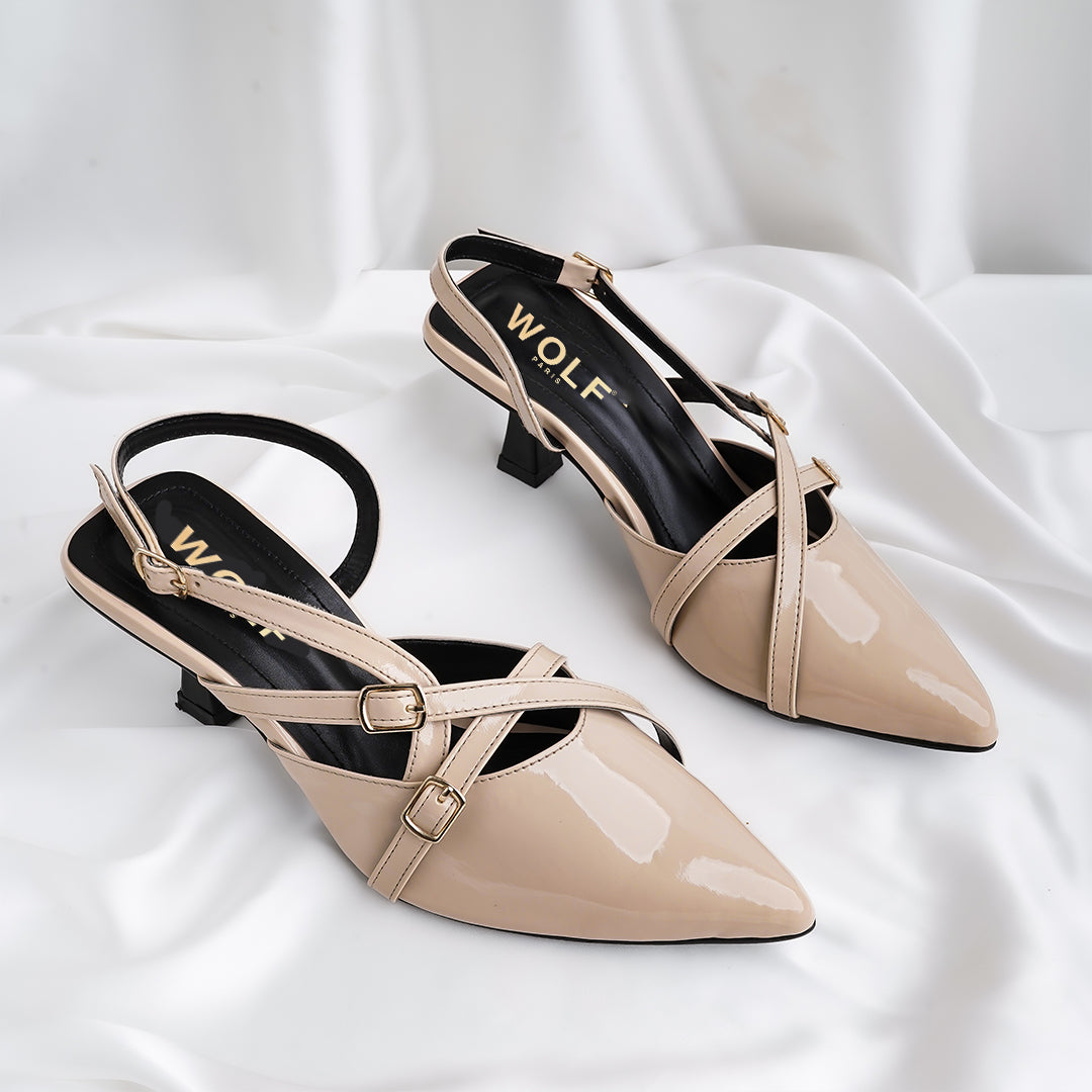 CLARA - HEELS - BEIGE