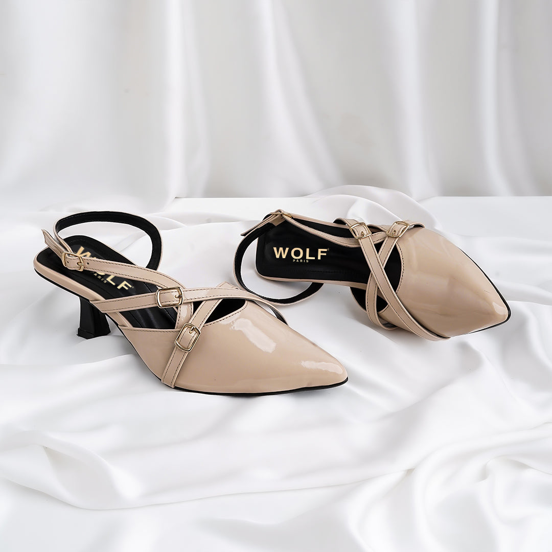 CLARA - HEELS - BEIGE
