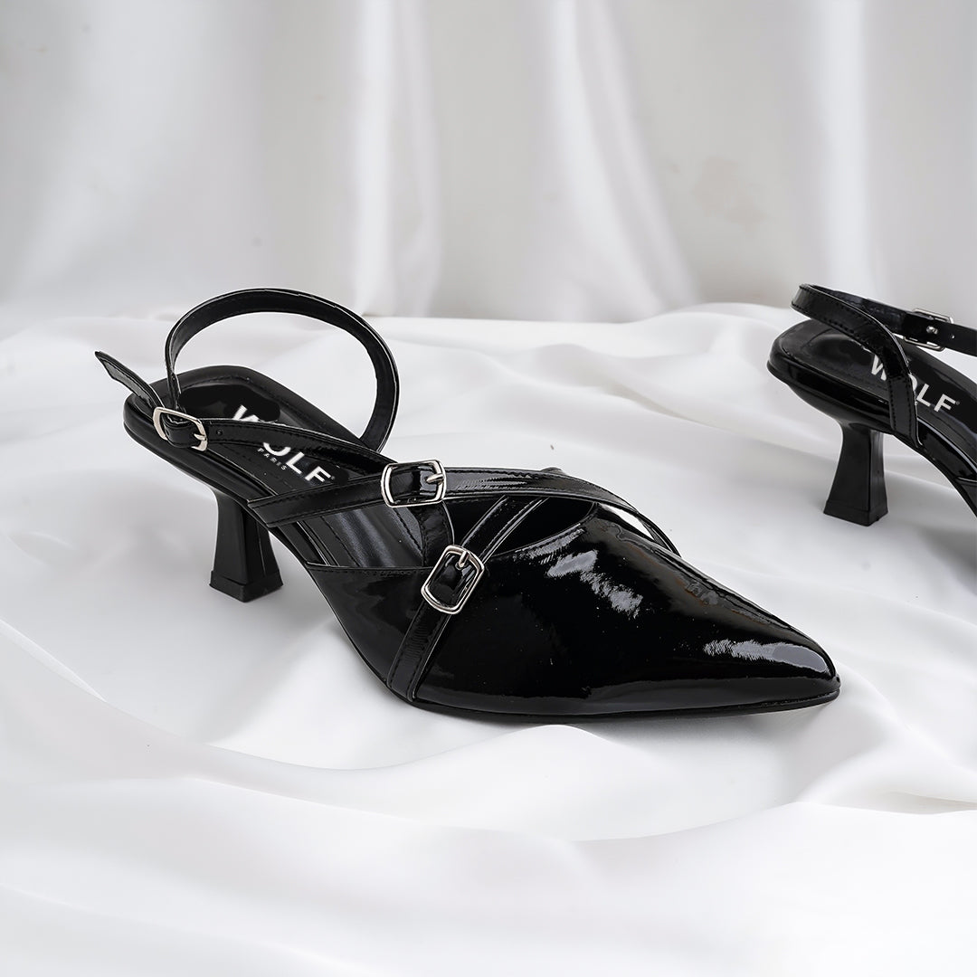 CLARA - HEELS - BLACK