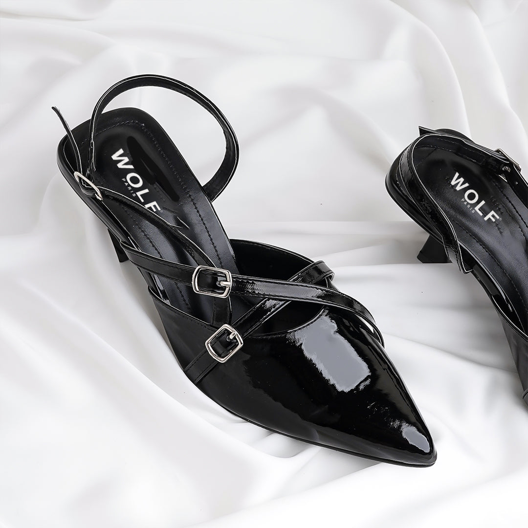 CLARA - HEELS - BLACK