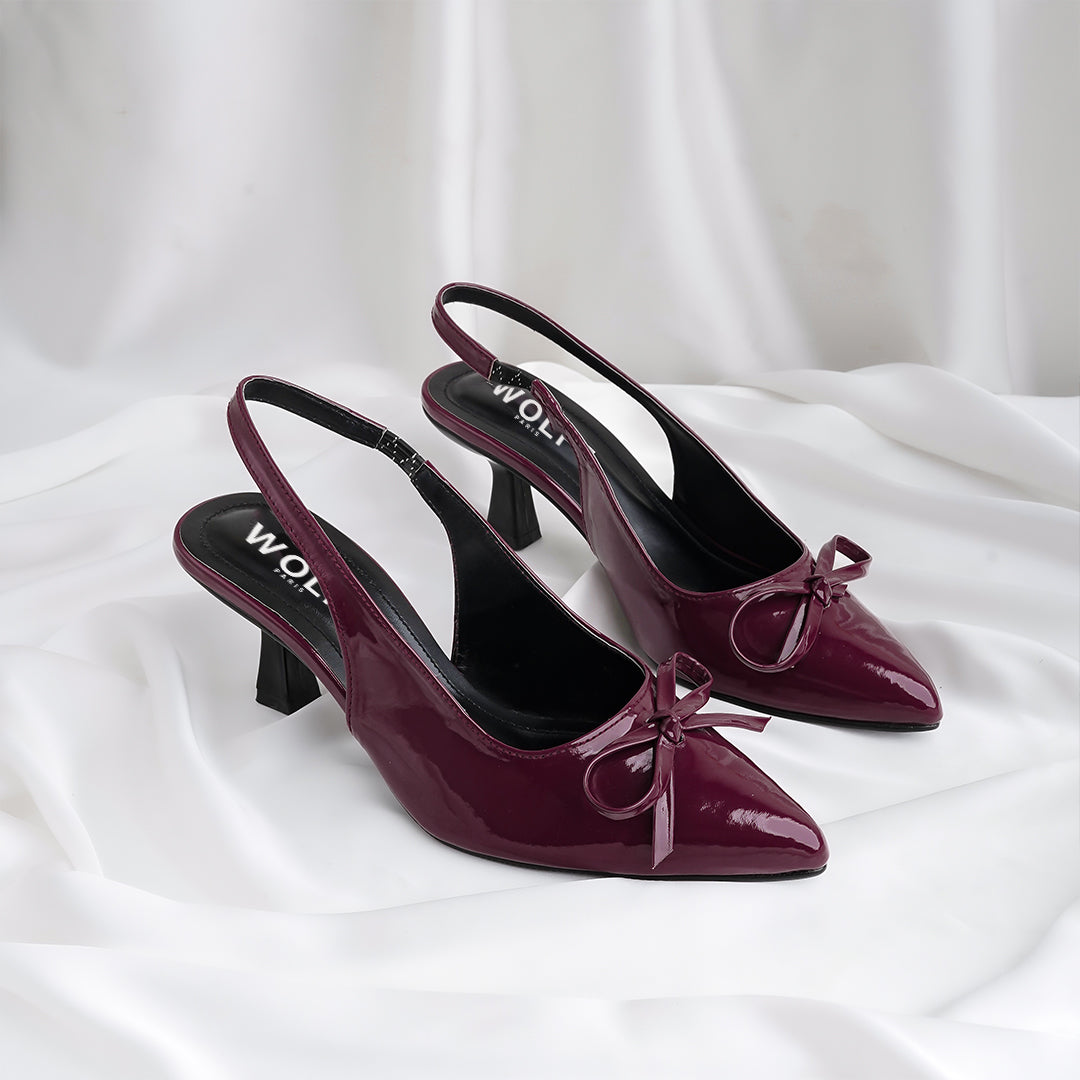 OLYMPIA - HEELS - CHERRY