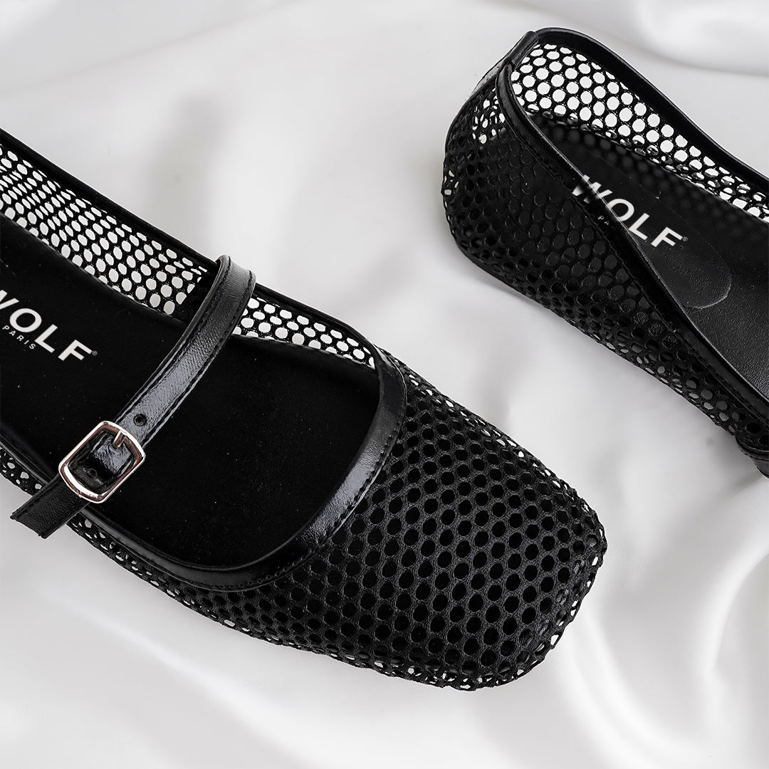 BALLET - FLATS - BLACK