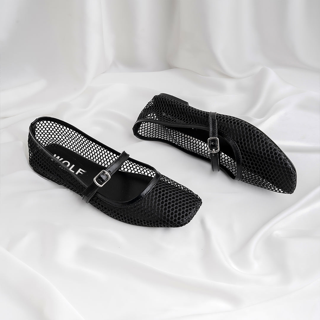 BALLET - FLATS - BLACK